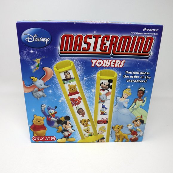 Disney Mastermind Towers Game Master-Mind Board Game Mickey Mouse Logic Code - Picture 1 of 14